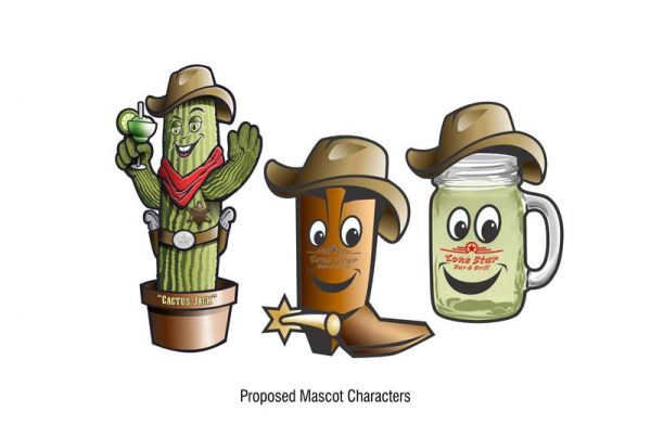 Lonestar Characters Signs