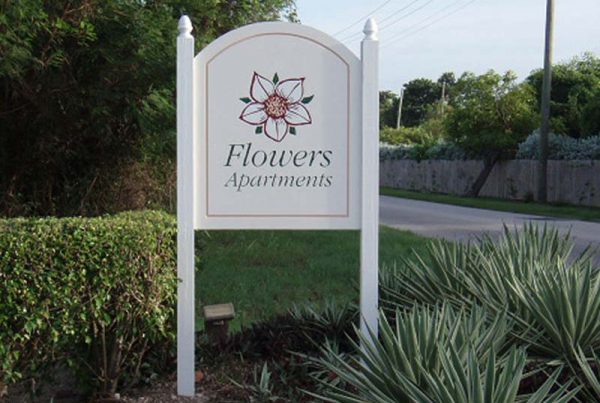 flower billboards design